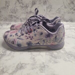 NOBULL Women's Athletic Shoes in Purple and Pink Floral